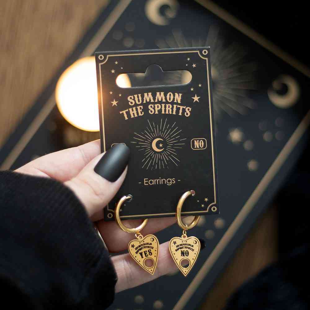 Something Different - Talking Board Planchette Oorbellen - Goudkleurig/Goudkleurig